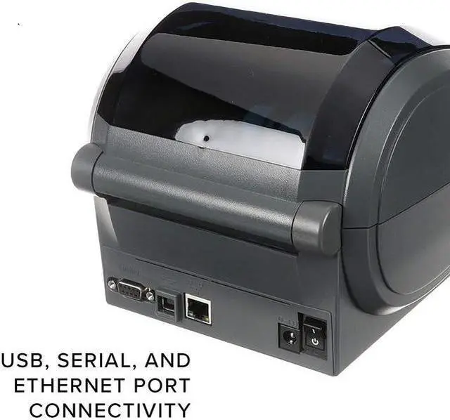 Alt view image 4 of 4 - Zebra GX420D with Display, Thermal Label Barcode Printer, USB/Ethernet/Serial Connectivity, GX42-202410-000 (Renewed)