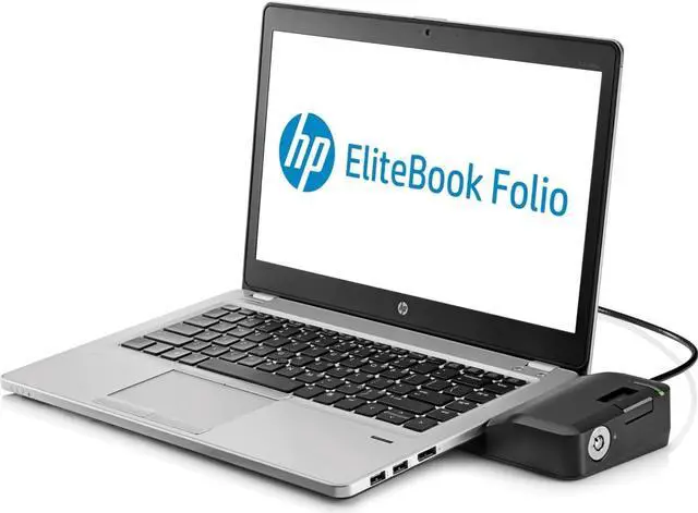 Alt view image 4 of 7 - HP D9Y32 UltraSlim Docking Station G2