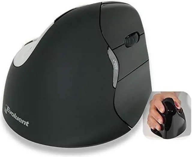 Alt view image 2 of 3 - Evoluent VM4RM VerticalMouse 4 Right Hand Ergonomic Mouse with Bluetooth Connection For Mac OS (Regular Size)