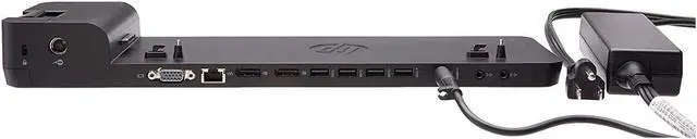 Alt view image 2 of 7 - HP UltraSlim Dock 2013 D9Y32 Docking Station