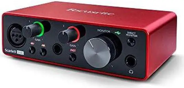 Alt view image 4 of 7 - Focusrite Scarlett Solo USB Audio Interface (3rd Gen) with Pop Filter & XLR-XLR Cable Bundle