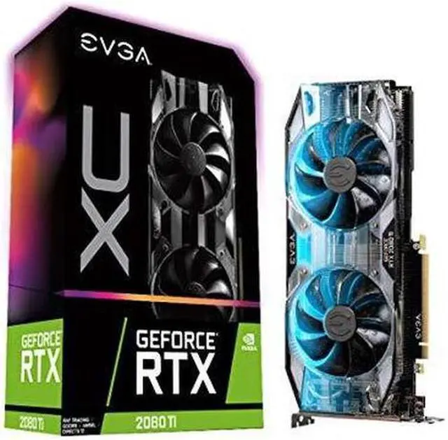 Main image of EVGA GeForce 11G-P4-2382-KR, RTX 2080 Ti XC GAMING, 11GB GDDR6, Dual HDB Fans & RGB LED Graphics Card
