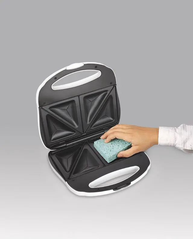 Alt view image 2 of 5 - Proctor Silex Sandwich Toaster, Omelet And Turnover Maker, White (25408Y)