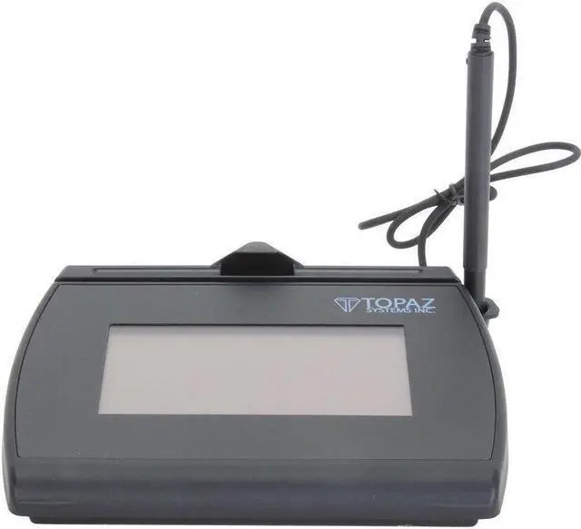 Alt view image 2 of 6 - Topaz T-LBK755-BHSB-R SignatureGem LCD 4x3 Signature Capture Pad