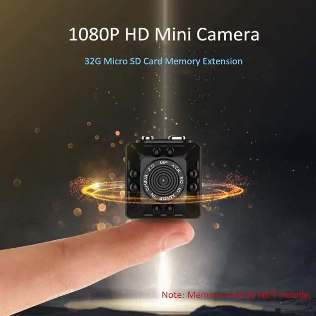 Alt view image 2 of 7 - Nanny Cam, Eesteros 1080P HD Mini Camera Hidden Spy Camera Motion Detection Video Recorder Support up to 32G Micro SD Card(Not Include)