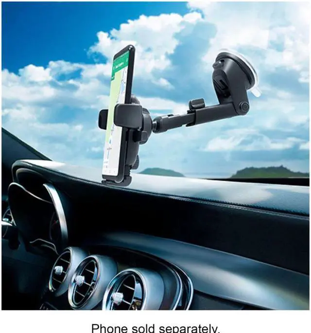 Alt view image 2 of 17 - iOttie - Easy One Touch 4 Dash & Windshield Mount for Mobile Phones - Black