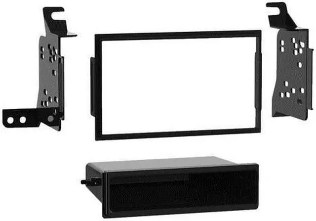 Alt view image 3 of 10 - Metra - Dash Kit for Select Nissan and Suzuki Vehicles - Black