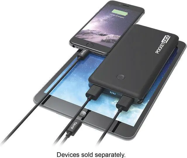 Alt view image 3 of 5 - Tzumi - PocketJuice Endurance 10000 mAh Portable Charger - Black