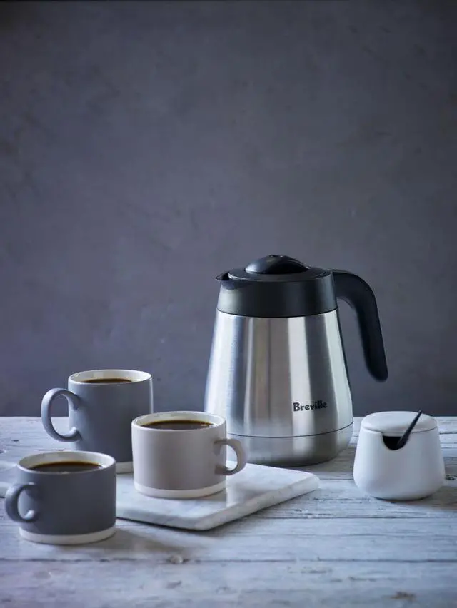 Alt view image 6 of 20 - Breville - Precision Brewer 12-Cup Thermal Coffee Maker - Brushed Stainless Steel