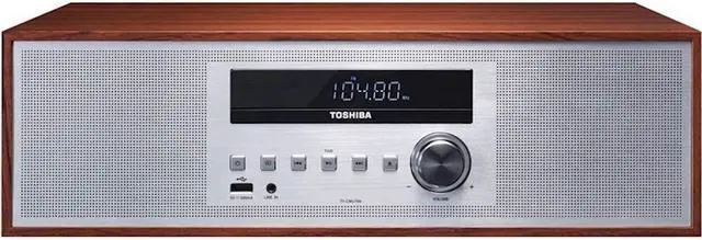 Alt view image 3 of 4 - Toshiba - 30W Audio System - Silver/Brown