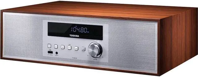 Alt view image 2 of 4 - Toshiba - 30W Audio System - Silver/Brown
