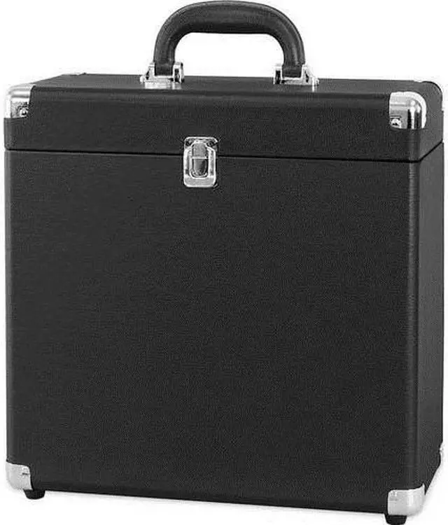 Alt view image 3 of 9 - Victrola - Storage Case for Vinyl Turntable Records - Black