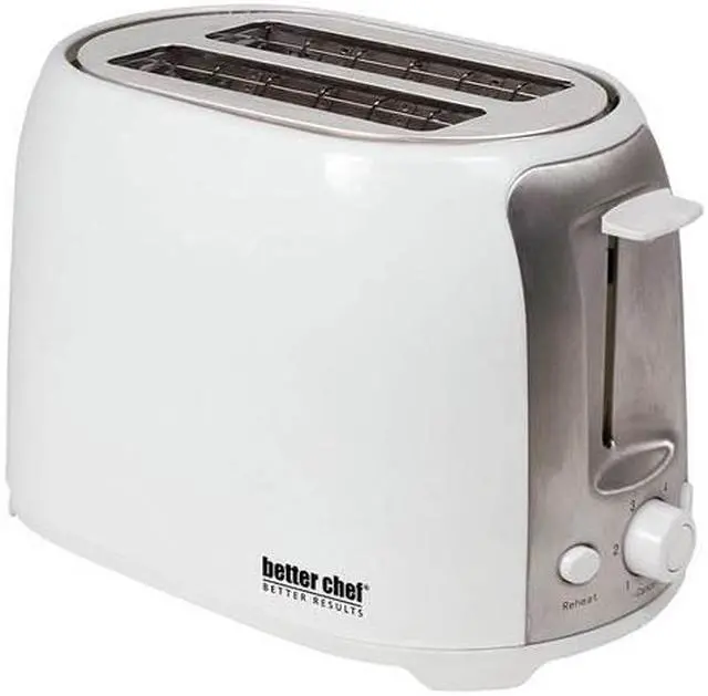 Main image of Better Chef - 2-Slice Extra-Wide-Slot Toaster - White