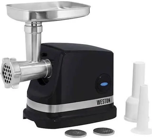 Alt view image 4 of 6 - Weston - #8 Electric Meat Grinder & Sausage Stuffer - Black