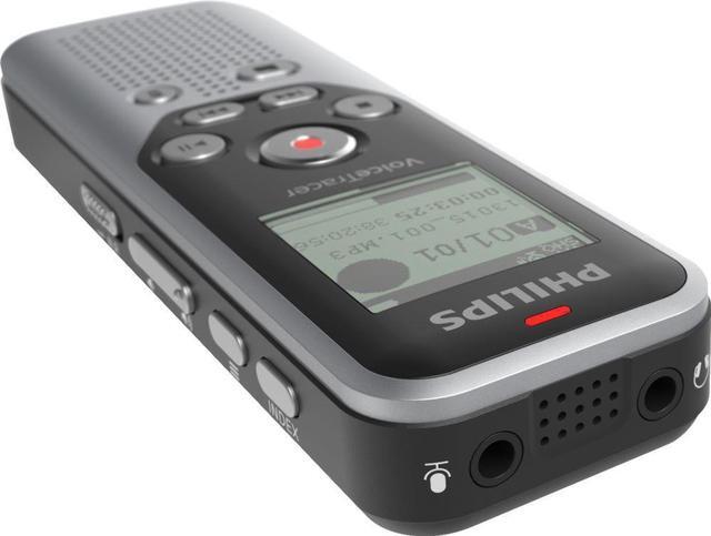 Main image of Philips - VoiceTracer Digital Audio Recorder - Dark Silver & Black