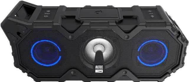 Alt view image 3 of 4 - Super LifeJacket Jolt IMW889L Portable Bluetooth Speaker with Qi Wireless Charging Pad - Black