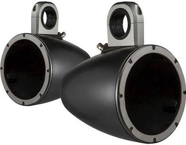 Main image of KM-Series Enclosures for Kicker 8" Speakers (2-Pack) - Black