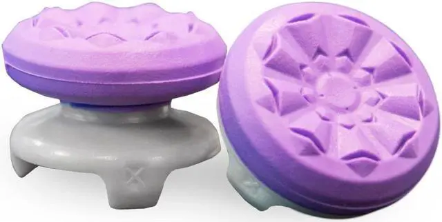 Alt view image 3 of 13 - FPS Freek Galaxy Thumbsticks for Xbox One - Purple/Gray