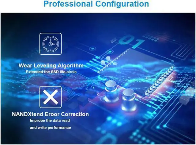 Alt view image 4 of 5 - Netac N600S 256GB SSD 2.5 Inch Solid State Drive SATA3 Interface Read Speed Up to 560MB/s