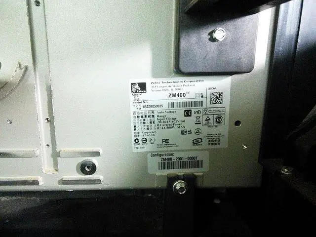 Alt view image 4 of 4 - Zebra ZM400 Label Thermal Printer ZM400-2001-0000T