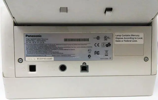Alt view image 4 of 8 - Panasonic KV-S1025C Hight Speed Color Document Scanner