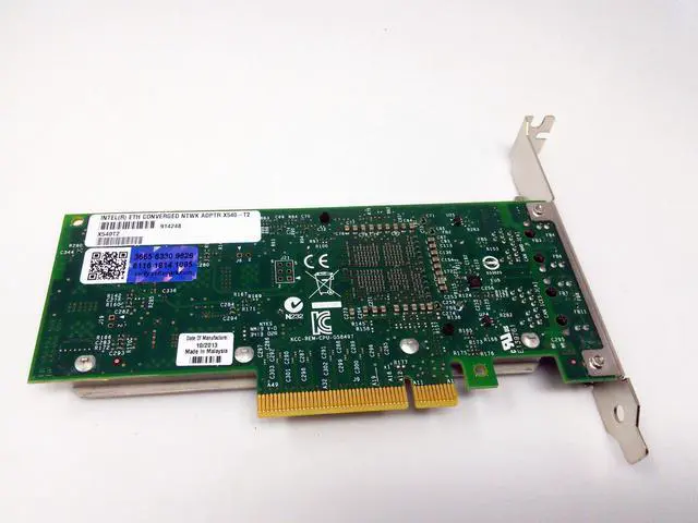Alt view image 3 of 11 - Intel X540-T2 10G Dual Ports PCIe Ethernet Converged Networking Adapter X540T2