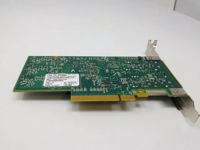 Alt view image 4 of 6 - IBM Mellanox ConnectX-3 Dual Port 10GB SFP Network Card 00D9692 Full Bracket