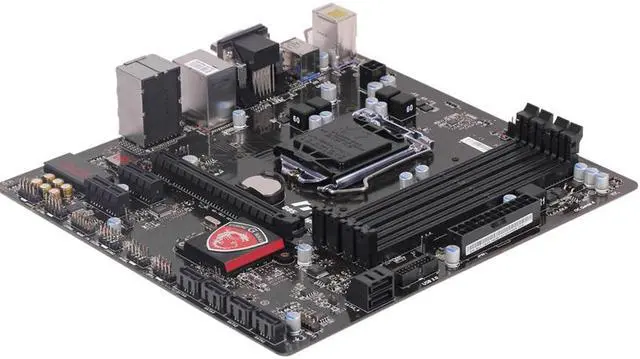 Alt view image 3 of 3 - MSI B85M NIGHT ELF Motherboard LGA1150 DDR3 MICROATX SATA3 USB3