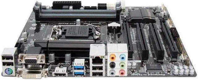 Alt view image 2 of 4 - GIGABYTE B85M-D3H LGA 1150 Intel B85 HDMI SATA 6Gb/s USB 3.0 Micro ATX Intel Motherboard