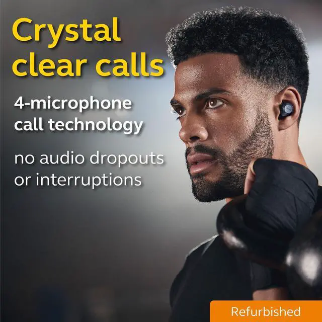 Alt view image 3 of 6 - Jabra Elite Active 75t Navy Voice Assistant Enabled True Wireless Sports Earbuds with Charging Case