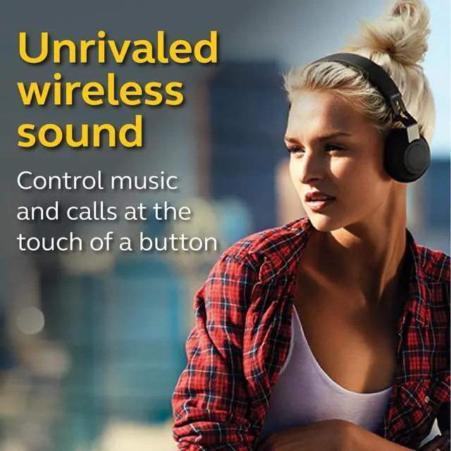 Alt view image 8 of 12 - Jabra Move Style Edition, Gold Wireless Bluetooth Music Headphones