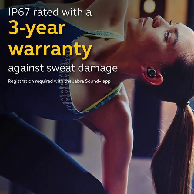 Alt view image 19 of 20 - Jabra Elite Sport (Upgrade) True Wireless Sport Earbuds Black