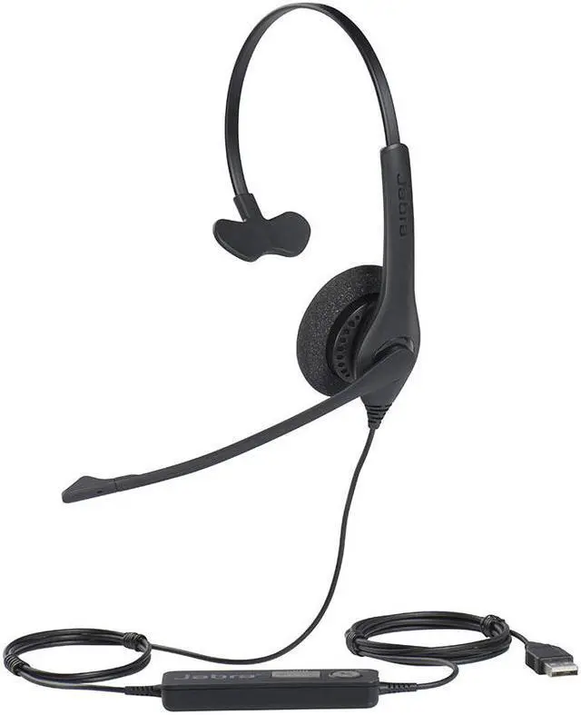 Alt view image 3 of 6 - Jabra Biz 1500 Mono USB Wired Headset