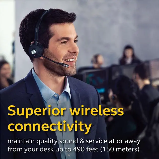 Alt view image 12 of 19 - Jabra Engage 75 Mono Wireless Headset / Music Headphones