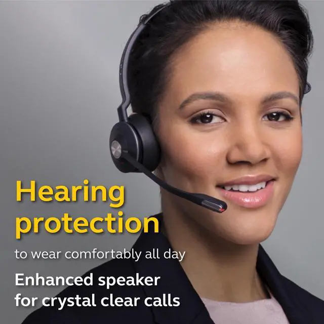 Alt view image 15 of 19 - Jabra Engage 75 Mono Wireless Headset / Music Headphones