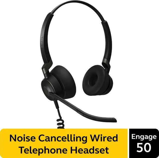 Alt view image 10 of 20 - Jabra Engage 50 Stereo Wired Headset