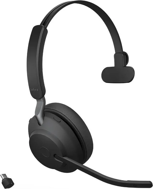 Main image of Jabra Evolve2 65 USB-C MS Mono -Black Wireless Headset / Music Headphones