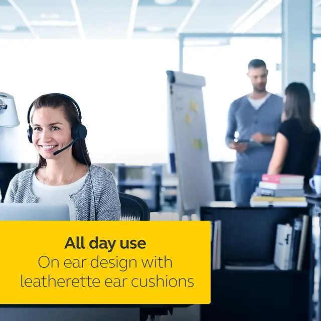 Alt view image 4 of 9 - Jabra Evolve 30 II MS Mono Wired Headset with flexible connectivity and great sound for calls and music