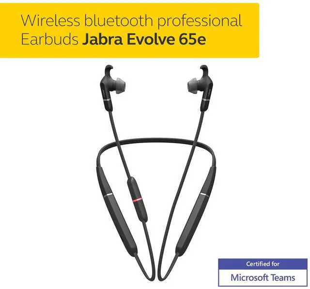 Alt view image 2 of 19 - Jabra Evolve 65E MS & Link 370 (6599-623-109)