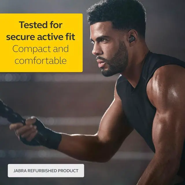 Alt view image 7 of 7 - Jabra Elite Active 75t True Wireless Earbuds with Wireless Charging Case - Gray