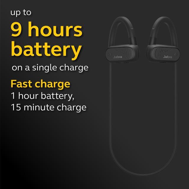 Alt view image 5 of 8 - Jabra Elite Active 45e Wireless Sports Earbuds Black