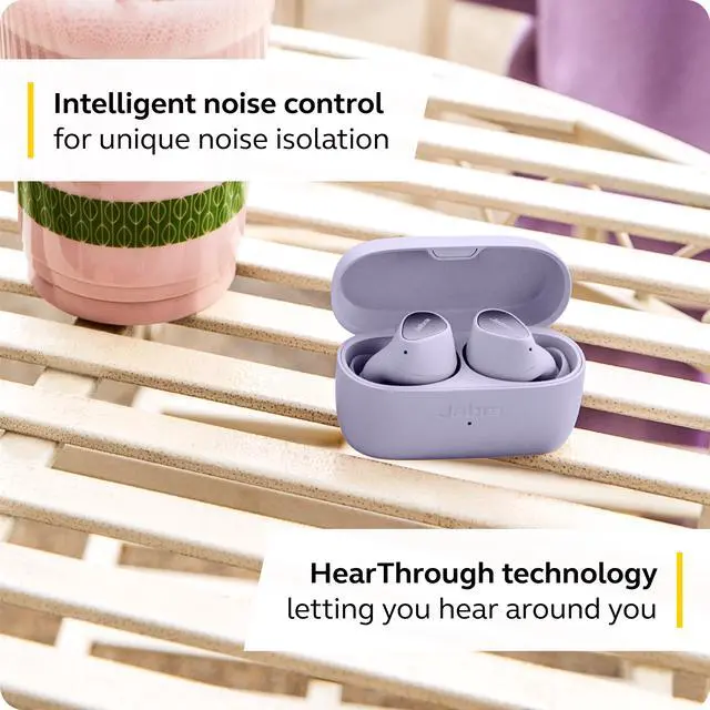 Alt view image 3 of 7 - Jabra Elite 3 - Lilac True Wireless Earbuds Lilac