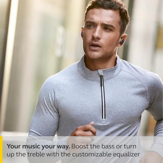 Alt view image 5 of 10 - Jabra Elite 4 Active True Wireless Bluetooth Noise Cancelling Earbuds, Black