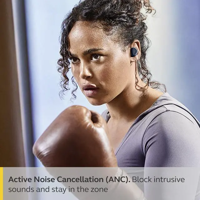 Alt view image 4 of 11 - Jabra Elite 4 Active True Wireless Bluetooth Noise Cancelling Earbuds, Navy