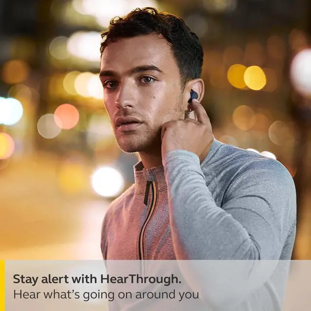 Alt view image 6 of 11 - Jabra Elite 4 Active True Wireless Bluetooth Noise Cancelling Earbuds, Navy