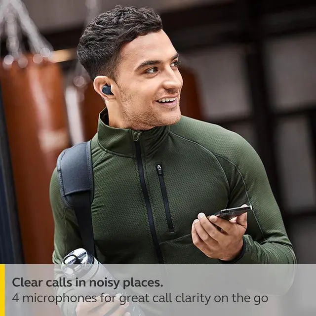 Alt view image 5 of 11 - Jabra Elite 4 Active True Wireless Bluetooth Noise Cancelling Earbuds, Navy