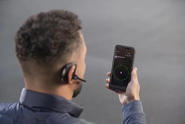 Alt view image 7 of 13 - blueparrott m300-xt noise cancelling hands-free mono bluetooth headset for mobile phones with up to 14 hours of talk time for on-the-go mobile professionals & drivers