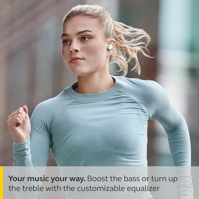Alt view image 4 of 7 - Jabra Elite 4 Active True Wireless Bluetooth Noise Cancelling Earbuds, Mint