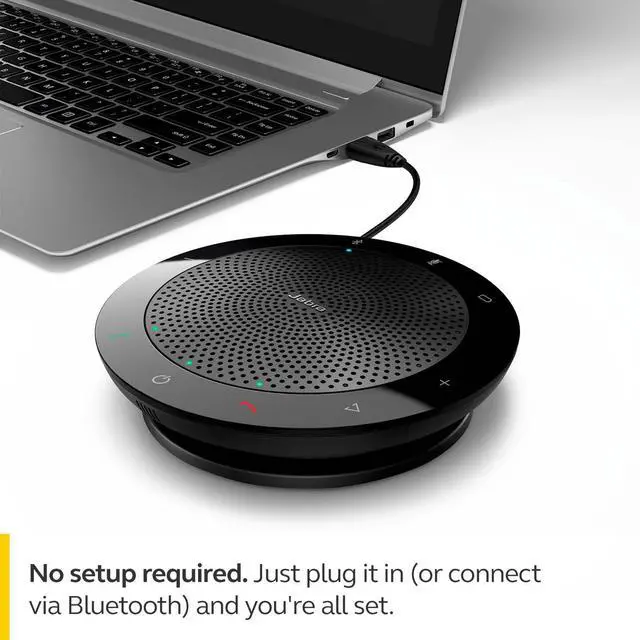 Alt view image 2 of 7 - Jabra Connect 4s - USB-A Portable Speaker for Music and Calls Black