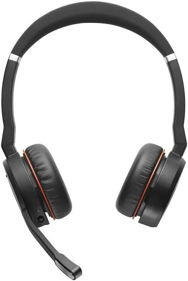 Alt view image 2 of 8 - Jabra EVOLVE 75 Headset UC Stereo - Stereo - Wireless - Bluetooth - 100 ft - 20 Hz - 20 kHz - Over-the-head - Binaural - Circumaural - Noise Canceling